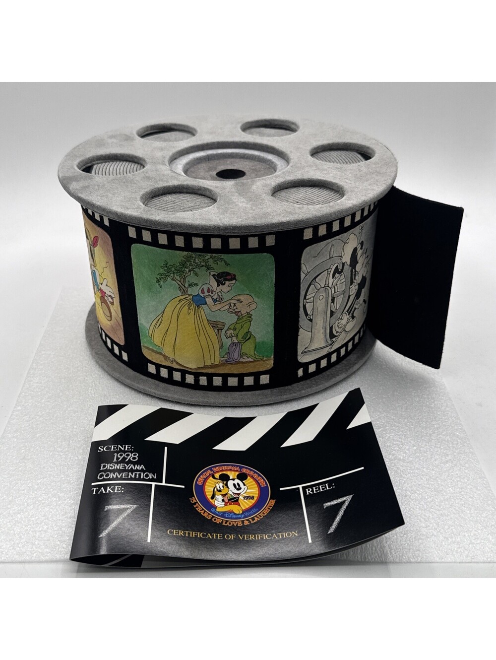 Disney Paddy Gordon Film Reel Suede & Leather 16/50 Signed Convention 1998 Fab 6